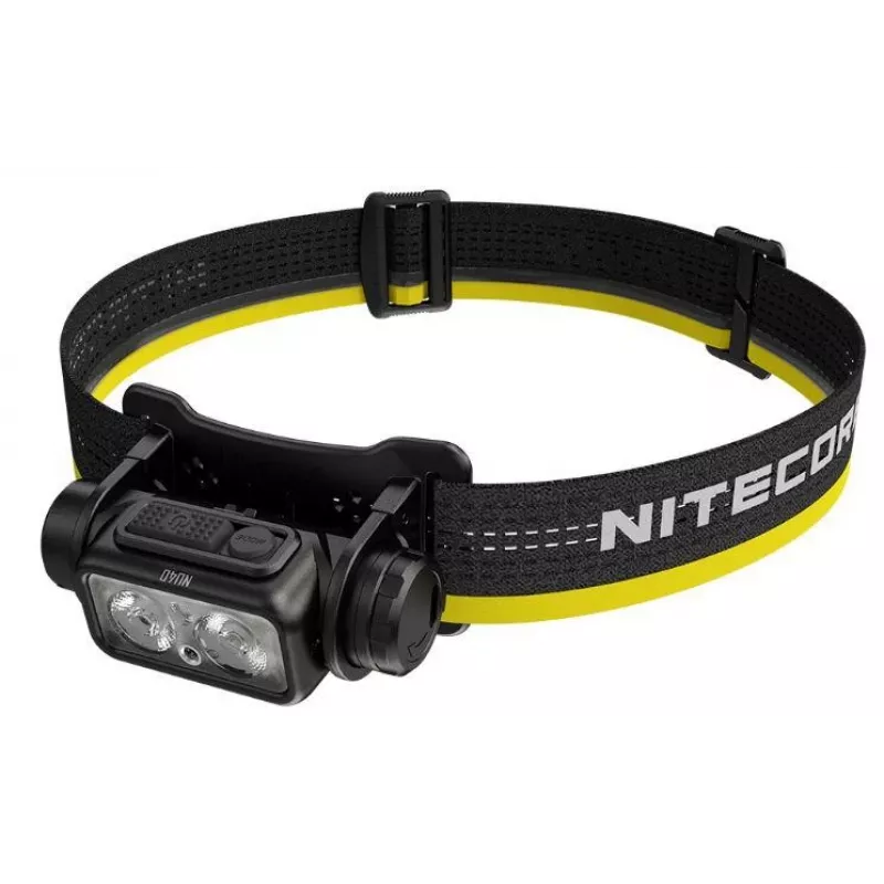 Stirnlampe Nitecore NU40 Schwarz LED 2 Lampen IP68