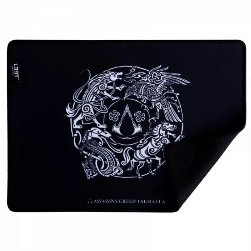 L33T Gaming 1830142 Assassins Creed Mauspad Small, 270x215x3 mm, Schwarz