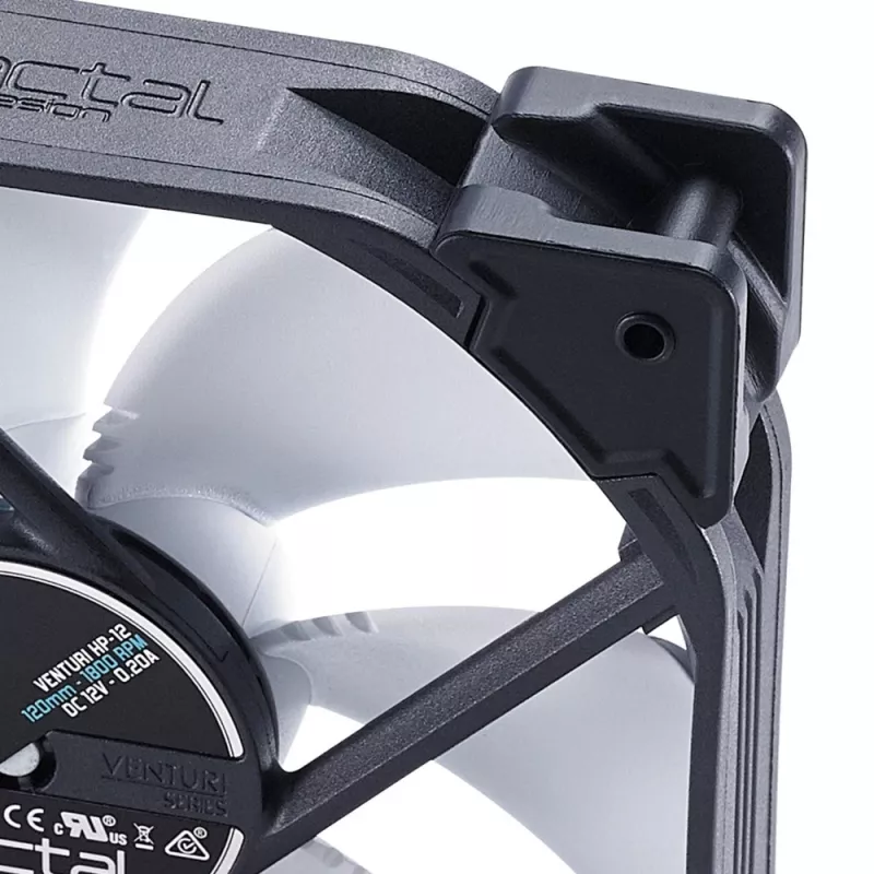 Fractal Design Venturi HP-12 PWM 120mm Gehäuselüfter – Schwarz