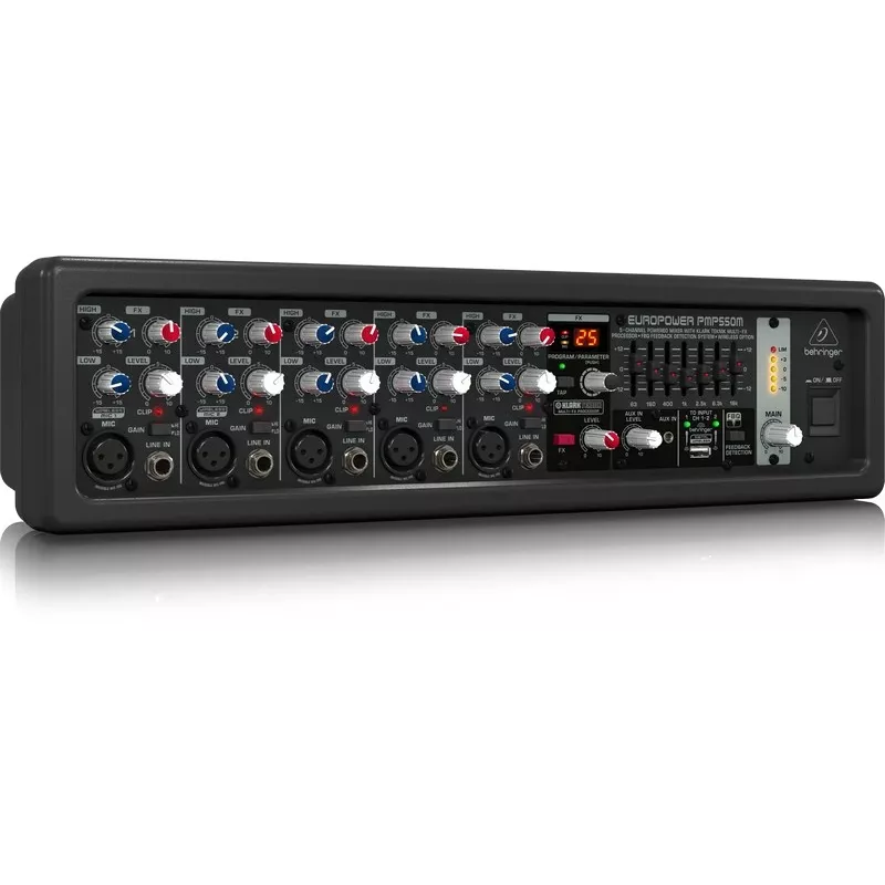 Behringer PMP550M Audio-Mischpult 5 Kanäle 20 - 20000 Hz Schwarz