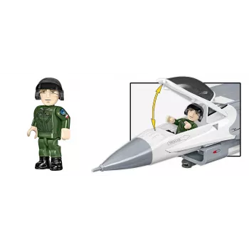 Konstruktionsset Cobi F-16C Fighting Falcon – 463 Teile, Modellbausatz im Maßstab