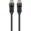 DisplayPort 2.1 Kabel, zertifiziert, 16K @ 60Hz, 80 Gbit/s (schwarz, 1 Meter, VESA-Zertifizierung)