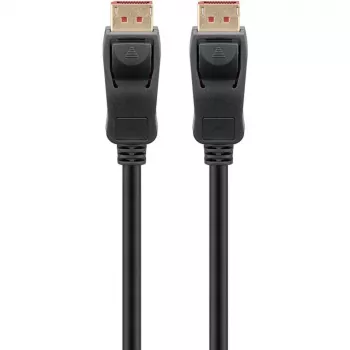 DisplayPort 2.1 Kabel, zertifiziert, 16K @ 60Hz, 80 Gbit/s (schwarz, 1 Meter, VESA-Zertifizierung)