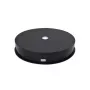 Elektrischer 360° Drehständer mit LED-Beleuchtung, rund 30 cm, schwarz