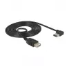 USB-Kabel DeLOCK 2m USB 2.0-A auf USB 2.0-A Schwarz