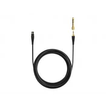 Gerades Ersatz-Audiokabel für Beyerdynamic Pro X Kopfhörer — schwarz