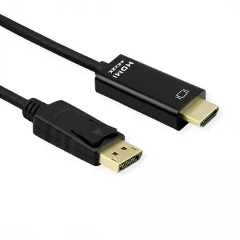 ROLINE DisplayPort-zu-HDMI-Kabel 2m Schwarz 11.04.5996-10
