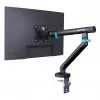 Monitorhalterung DIGITUS Single Design für Bildschirme bis 35 Zoll, Klemme, 10 kg, VESA 75x75–100x100, Neigung -45–90°