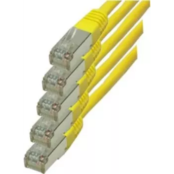 Netzwerkkabel S/CONN Cat.6 S/FTP 0,5 m Gelb