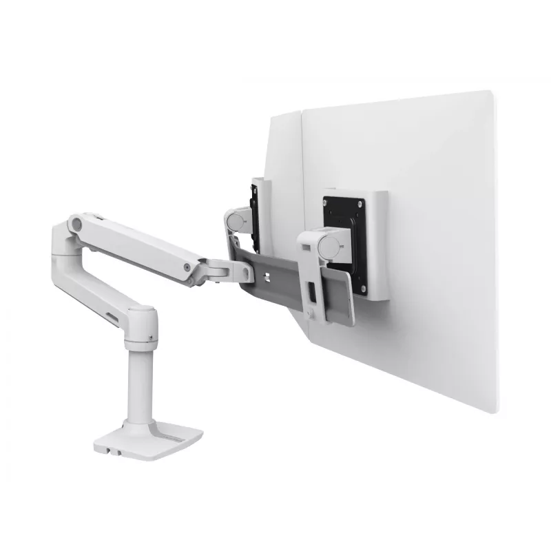 Tischhalterung Ergotron LX Series Dual Direct Arm 63,5 cm (25 Zoll) Weiß