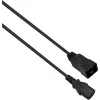 Stromverlängerungskabel helos 262667 IEC 60320 C13 auf C20 250 V 1 m