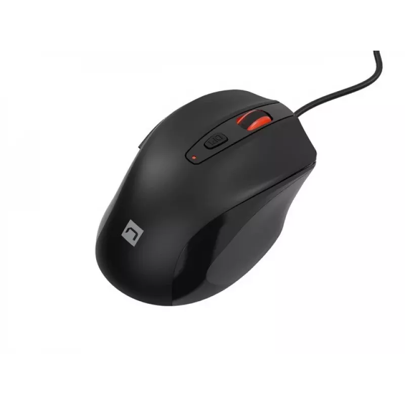 Kabelgebundene optische Maus NATEC NMY-2047 USB Typ-A, 4000 DPI, 6 Tasten, rechtshändig, Hintergrundbeleuchtung