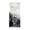 Auto-Ladegerät Gembird EG-U2C2A-CAR-02, 12–24V Eingang, 5V/2,1A Ausgang, 2× USB 2.0, schwarz