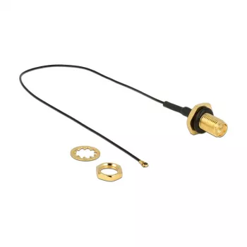 Koaxialkabel DeLOCK 0,2 m RP-SMA/MHF IV
