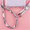 Necklace Lookabe Snake Edition für iPhone X/Xs — silberner Anhänger-Zubehör