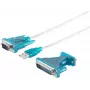 USB 2.0 RS232 Konverter ShiverPeaks 75605 – 1,5 m Kabel, USB-zu-Seriell-Adapter