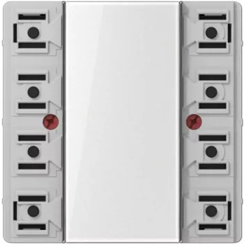 Netzwerk-Switch JUNG LS 5074 TSM — unmanaged Ethernet-Switch, Modell LS5074TSM