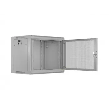 19 9U 600X 450 graues Wandmontage-Rack-Schrank perforiert