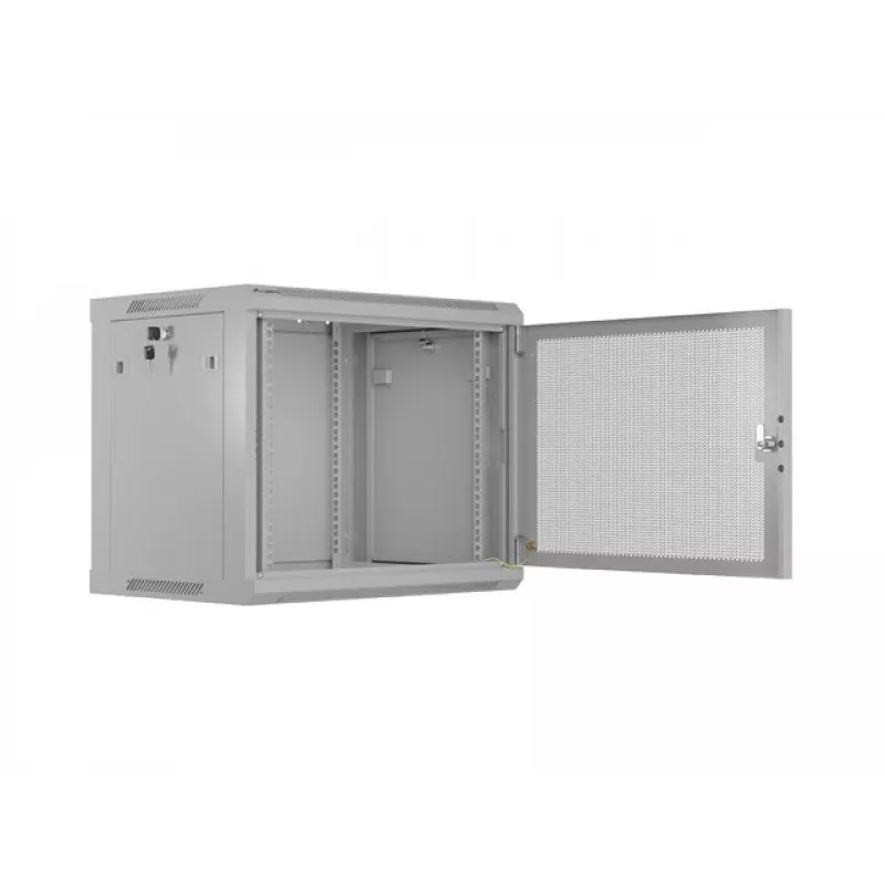 19 9U 600X 450 graues Wandmontage-Rack-Schrank perforiert