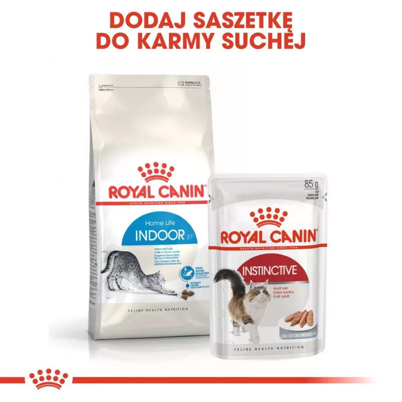 Trockenfutter für Katzen Royal Canin Home Life Indoor 27 Adult 2 kg — Geflügelgeschmack, 27% Protein, 13% Fett