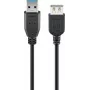 Goobay USB-Verlängerungskabel USB 3.0 m schwarz - USB-3.0-Stecker Typ A> USB-3 (74149)