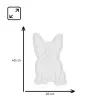 Neonlicht MANTA Manta SNL66WH French Bulldog White — dekoratives LED-Neonschild in Form eines Französischen Bulldoggen