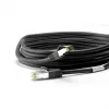 Goobay CAT 8.1 Patchkabel, S/FTP (PiMF), Schwarz, 2 m - LSZH halogenfrei, Kupfer AWG 24 (66722)