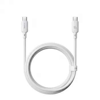 USB-Typ-C-Kabel Baseus Silky Series 100W 2 m Weiß