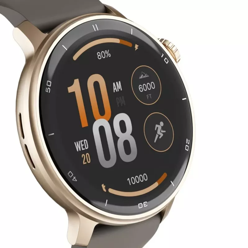 Smartwatch Stelio STSWA101GD Activ GPS 46 mm Gold — 46 mm GPS-Smartwatch, goldenes Gehäuse