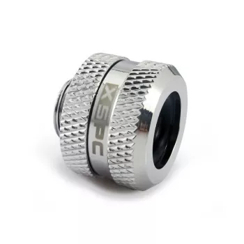 XSPC Connector G1/4 auf 14mm Hardtube, chrom - 8 Stück