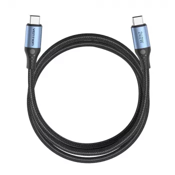 Vention USB 2.0 5A 240W 1,5m SCHWARZ USB-C-auf-C-Kabel