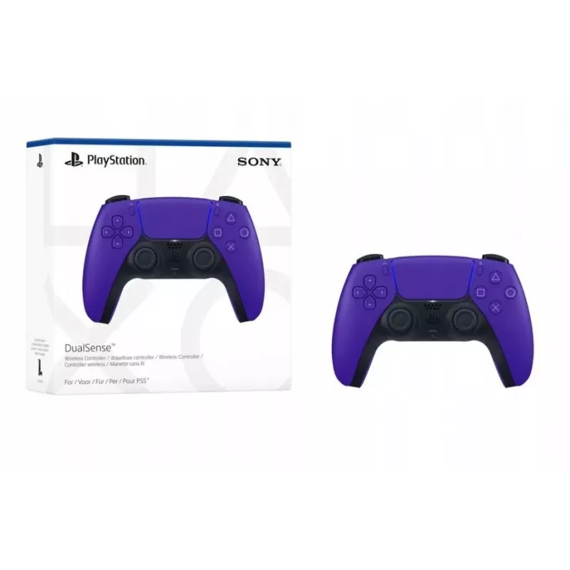 Gamepad Sony DualSense Wireless-Controller für PlayStation 5 — Lila, haptisches Feedback, adaptive Trigger, eingebauter Lautsprecher, Li-Ion-Akku