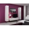 Cama Wohnzimmer-Schrankset VIGO 9 weiß/weiß glänzend