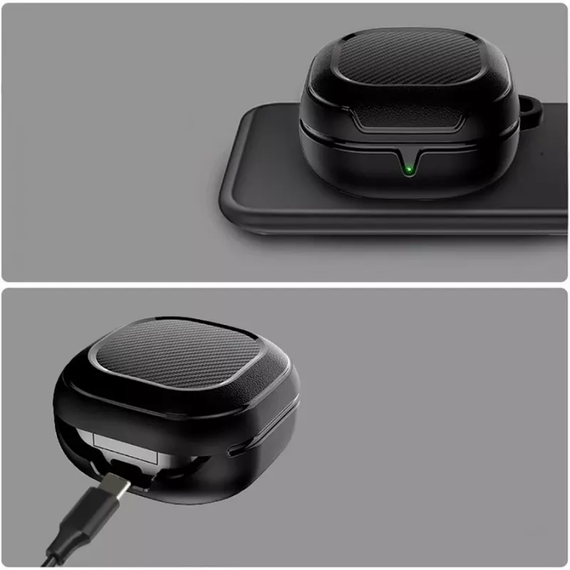 TECH-PROTECT TECH-PROTECT Rough Carbon Samsung Galaxy Buds 2 PRO/2/LIVE/PRO Schwarz