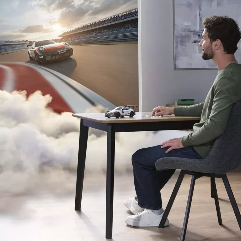 3D Puzzle Ravensburger Iconics Porsche 911 GT3 Cup – Modellbausatz