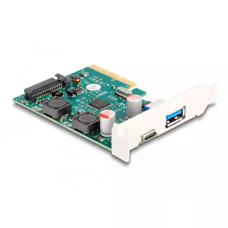 DeLOCK PCI Express x4-Karte 1 x USB Type-C 1 x USB Type-A 10 Gbit/s
