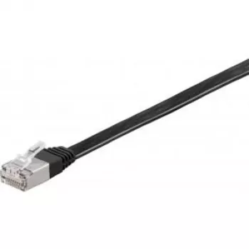 Wentronic RJ45/RJ45 - 0,25 m 0,25m Cat6 U/FTP (STP) Schwarz (94229)