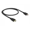 DeLOCK - Video-/Audio-/Netzwerkkabel - HDMI - 28 AWG - HDMI, 19-polig (M) - HDMI, 19-polig (M) - 50 cm - Schwarz (84751)