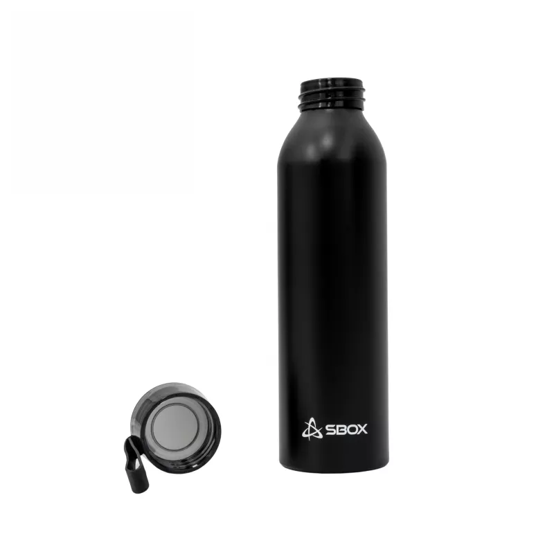 Sporttrinkflasche SBOX WB-650 650 ml, Schwarz
