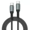 USB-Kabel Qoltec 52358 1,5 m USB-C Schwarz USB 2.0 0,48 Gbit/s