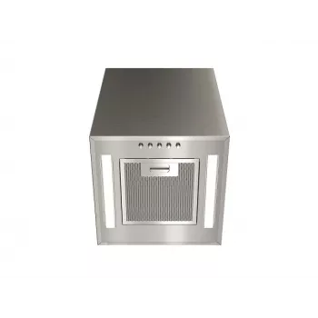 Dunstabzugshaube MAAN ELBA MINI WPB 430, Edelstahl satiniert, 300 mm Durchmesser, 400 mm Höhe, elektronische Steuerung, Fettfilter