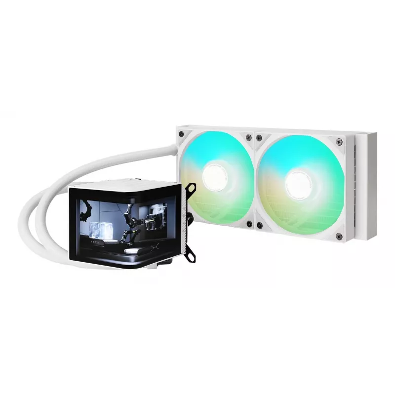 TRYX PANORAMA ARGB 240 Prozessor Flüssigkeitskühlungsset 12 cm Weiß 1 Stück