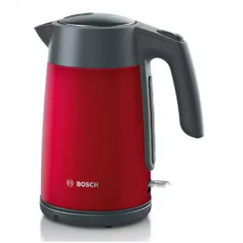 Elektrischer Wasserkocher Bosch TWK7L464 – 1,7 L Fassungsvermögen, 2400 W, rot, Kunststoffgehäuse