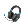 Kabelgebundenes Gaming-Headset Fury NFU-1584 mit Bügelmikrofon, ohrumschließend, 98 dB, 15–25000 Hz, 2 m Kabel, USB und 3,5 mm, blau