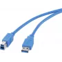 USB-Kabel Renkforce USB Typ A auf Typ B 3.0, Länge 1,8 m