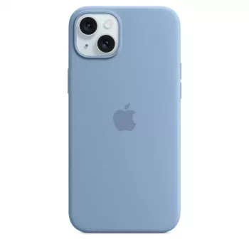 Apple iPhone 15 Plus Silikonhülle mit MagSafe - Winterblau