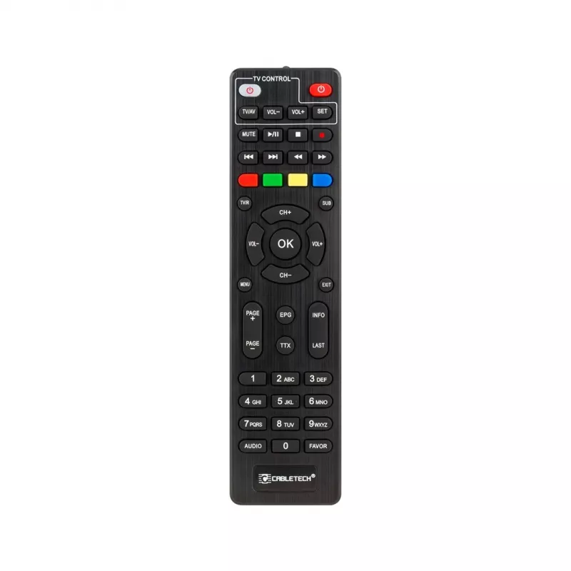Digital-TV-Receiver Cabletech URZ0336C DVB-T/T2 H.265 terrestrischer Tuner, 470–862 MHz, 1 Tuner, HDMI, USB, SCART