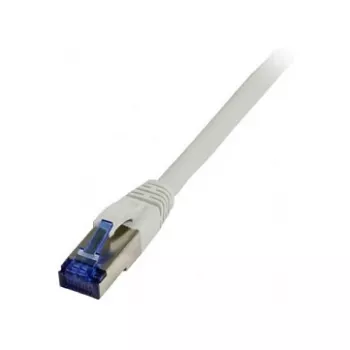 Patchkabel RJ45 - CAT6A 500 MHz - 0,5 m - grau - S-STP(S/FTP) - TPE/LSZH(Superflex) - AWG26 - Synergy