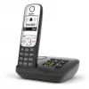 Gigaset A690A - Analog/DECT-Telefon - Schnurloses Mobilteil - Freisprecheinrichtung - 100 Einträge - Schwarz (S30852-H2830-B101)