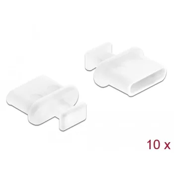 Staubschutzkappe USB Type-C DeLOCK 64094 Weiß 10 Stück
